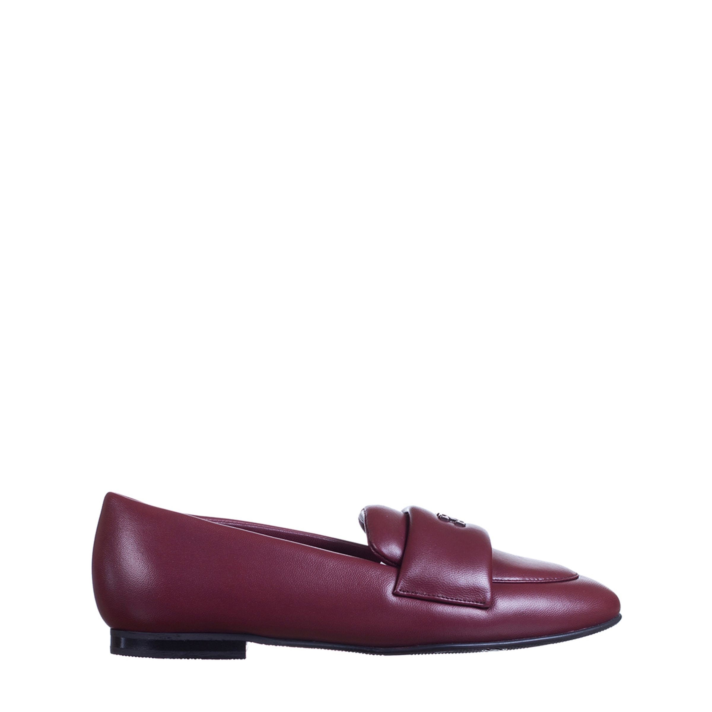 Лоферы Casadei бордовые