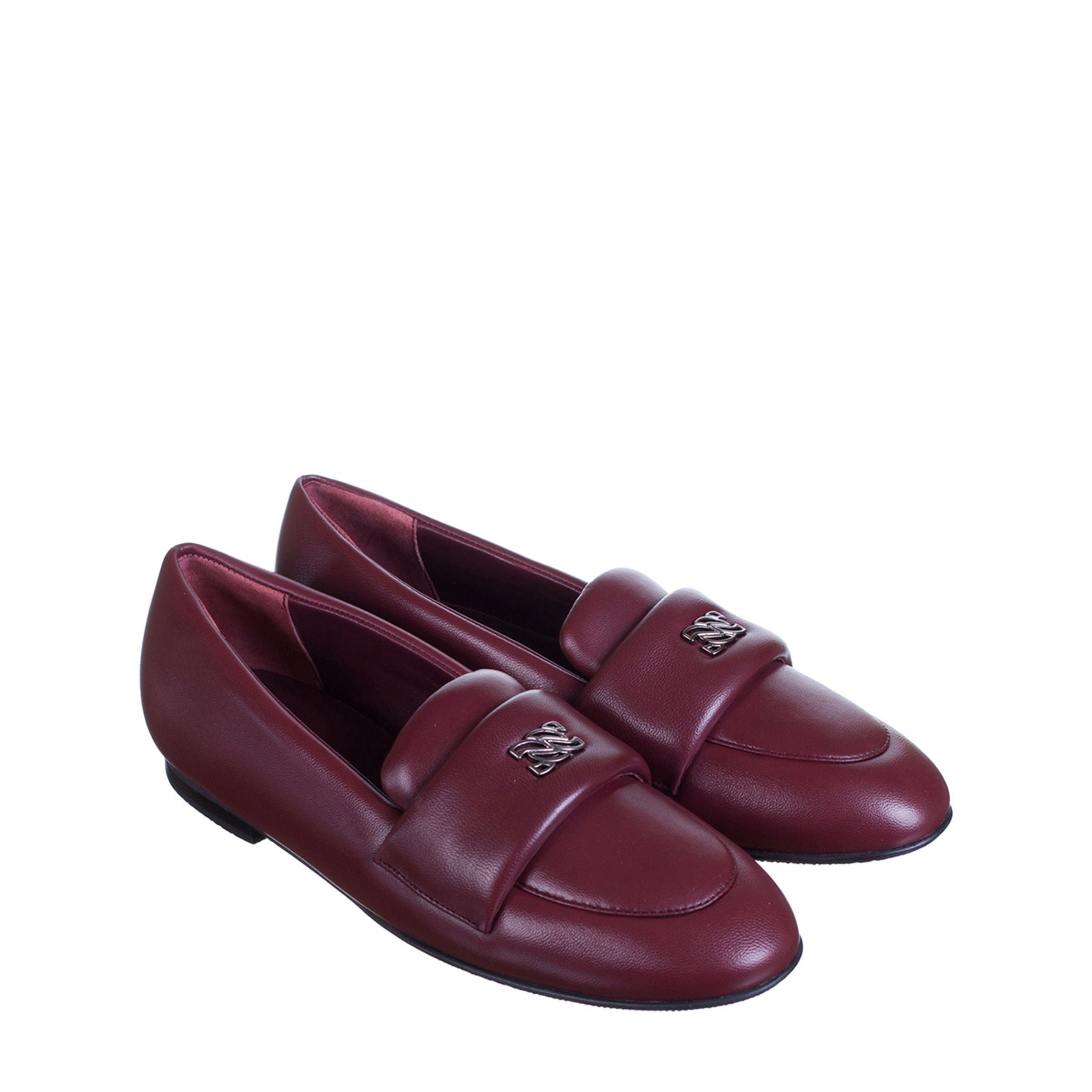 Лоферы Casadei бордовые