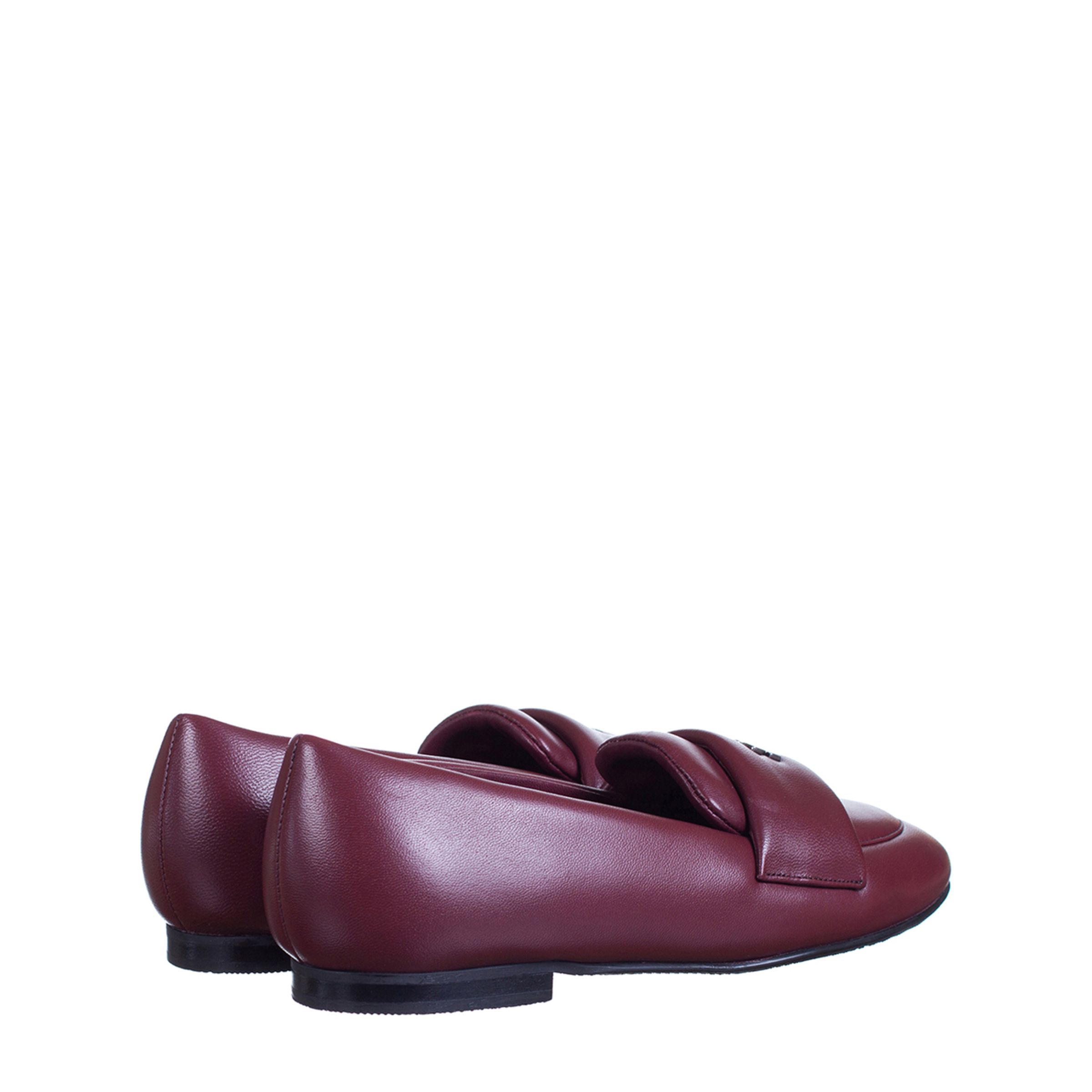 Лоферы Casadei бордовые