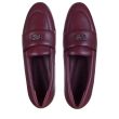 Лоферы Casadei бордовые