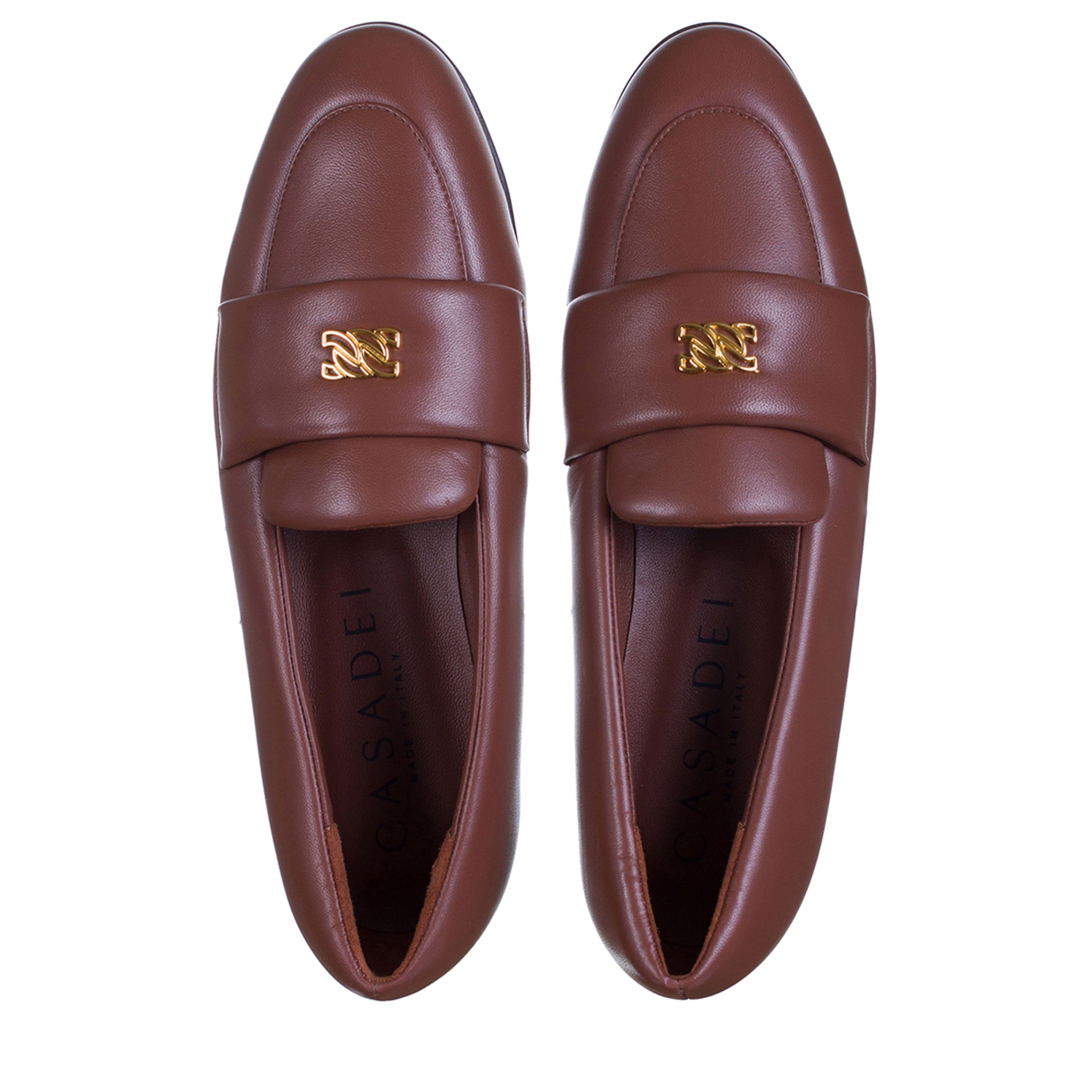 Лоферы Casadei коричневые