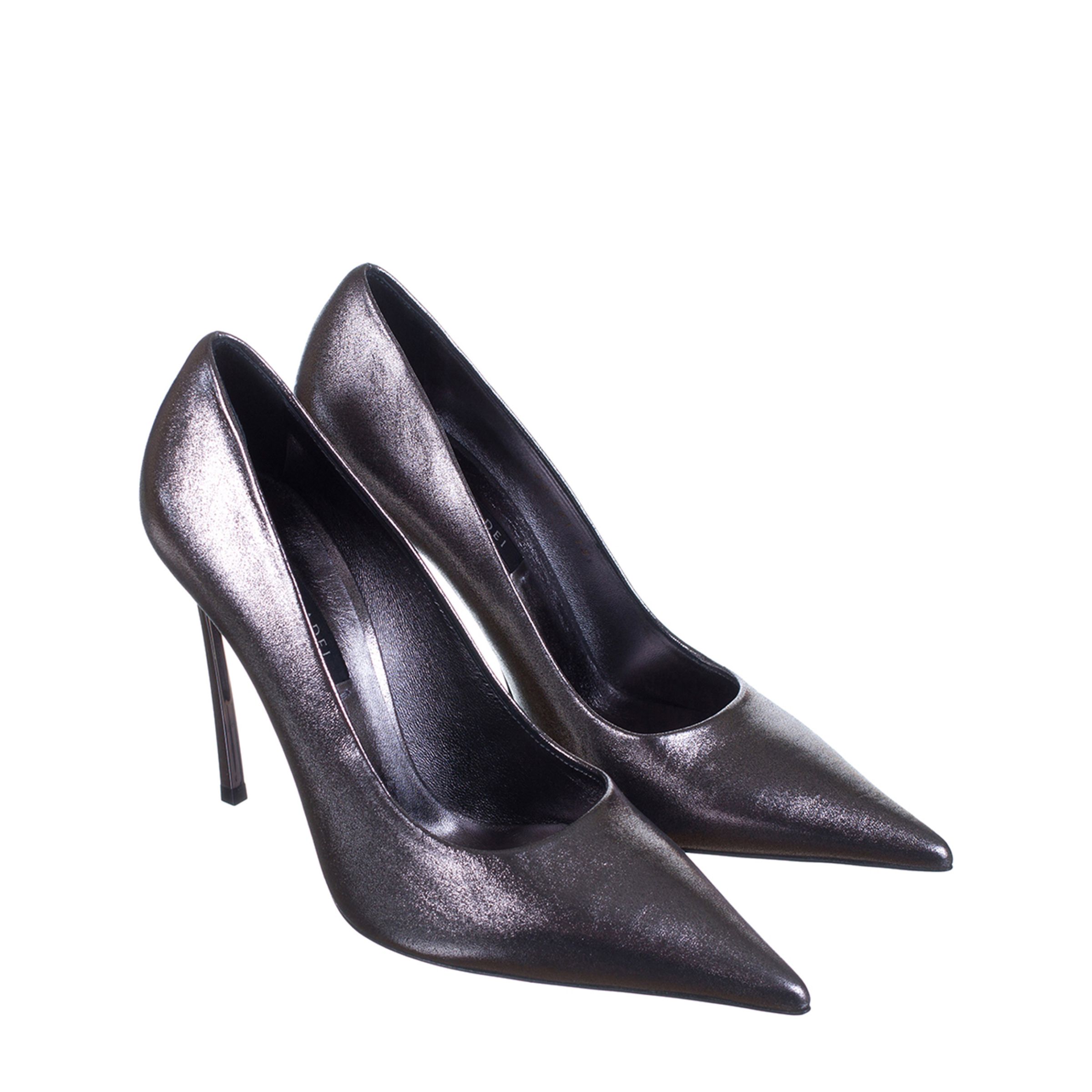 Туфли Casadei серебристые