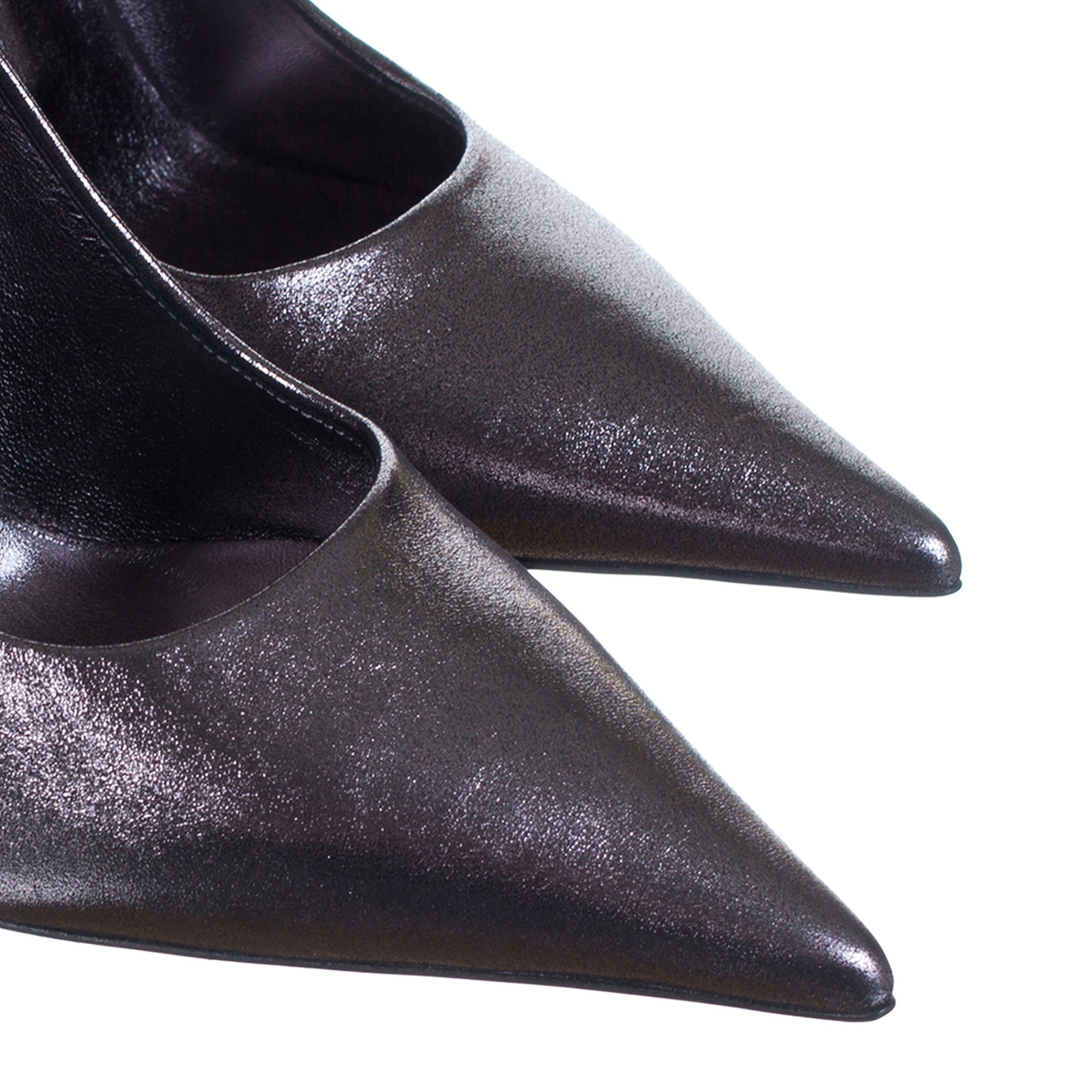 Туфли Casadei серебристые