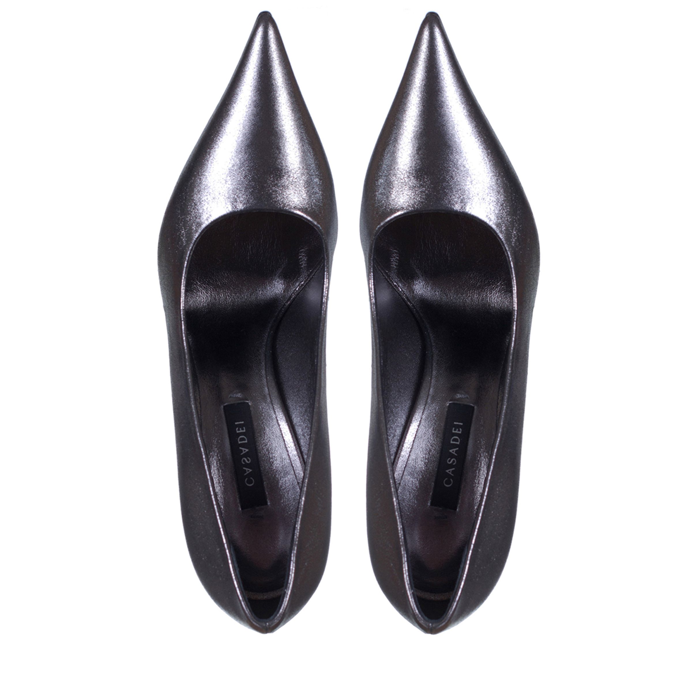 Туфли Casadei серебристые