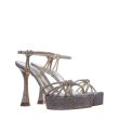 Босоножки Casadei серебристые