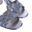 Босоножки Casadei серебристые