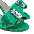 Босоножки Casadei зелёные
