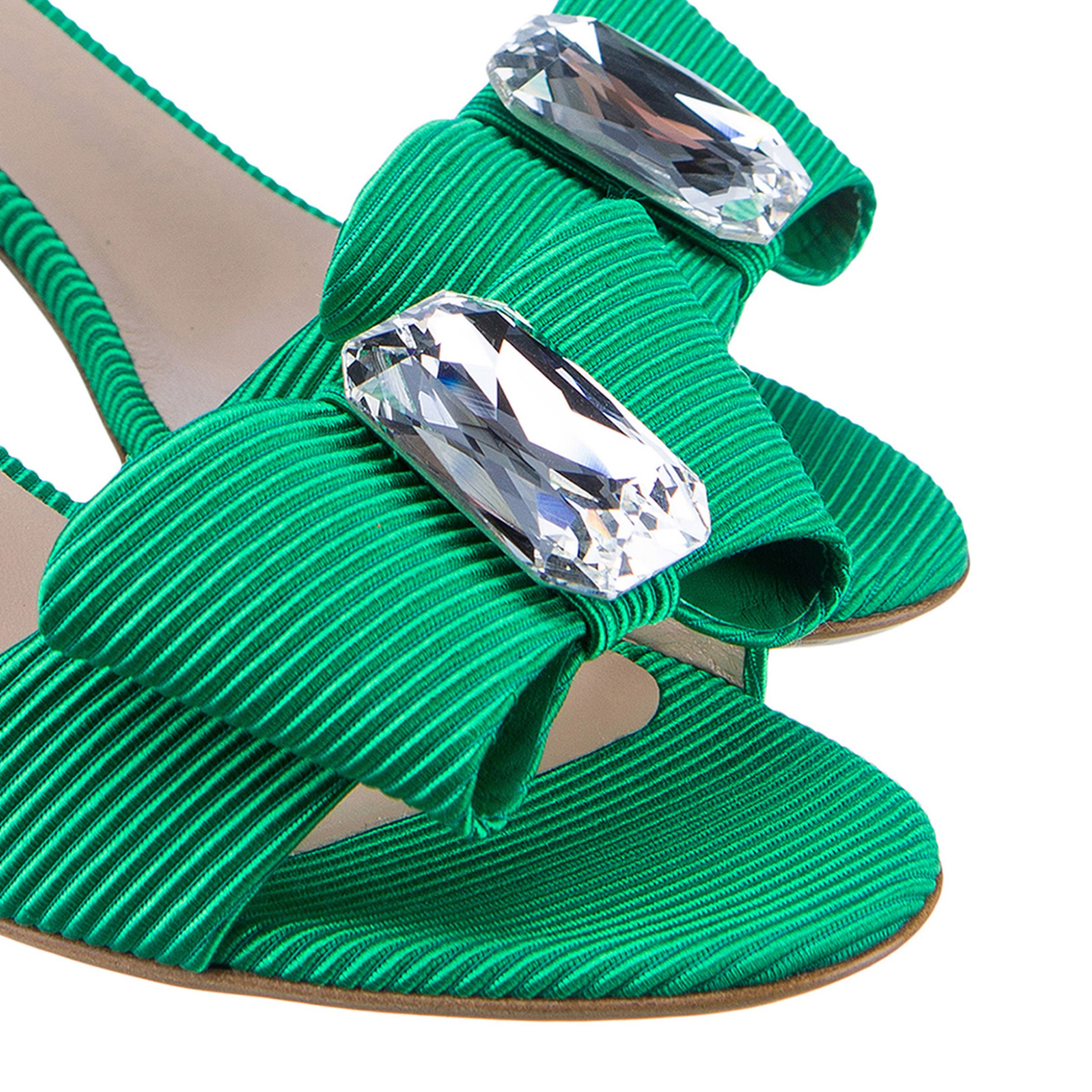 Босоножки Casadei зелёные