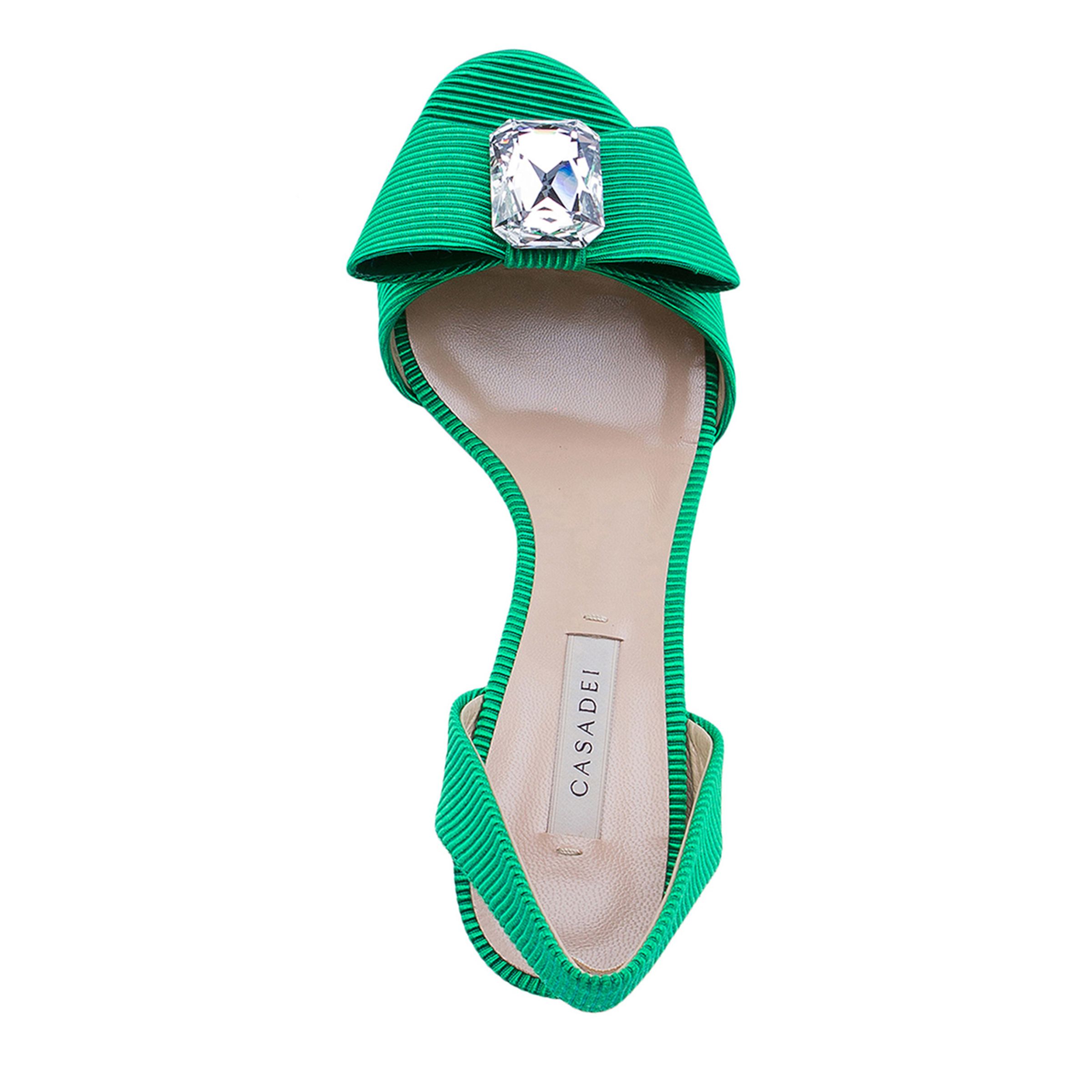 Босоножки Casadei зелёные
