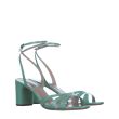Босоножки Casadei зелёные