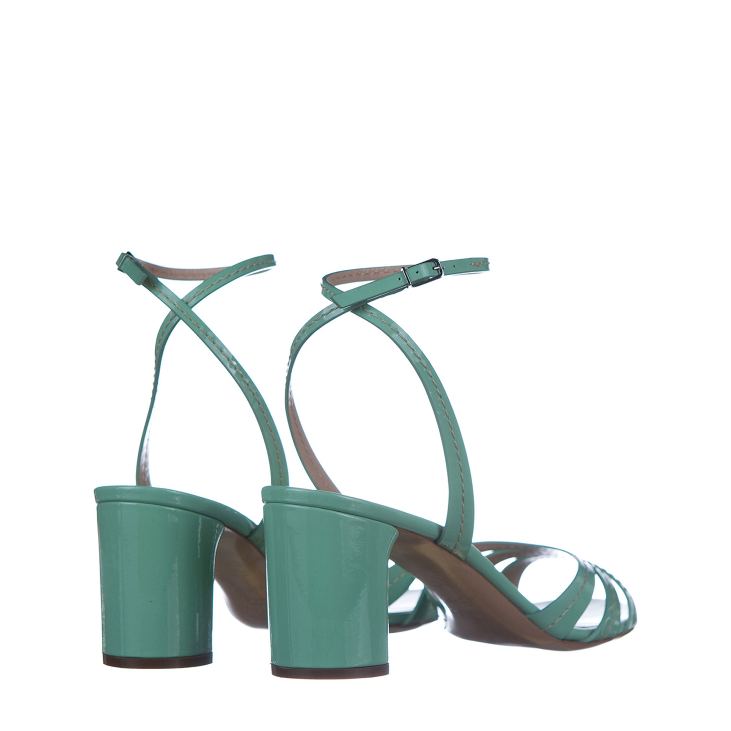 Босоножки Casadei зелёные