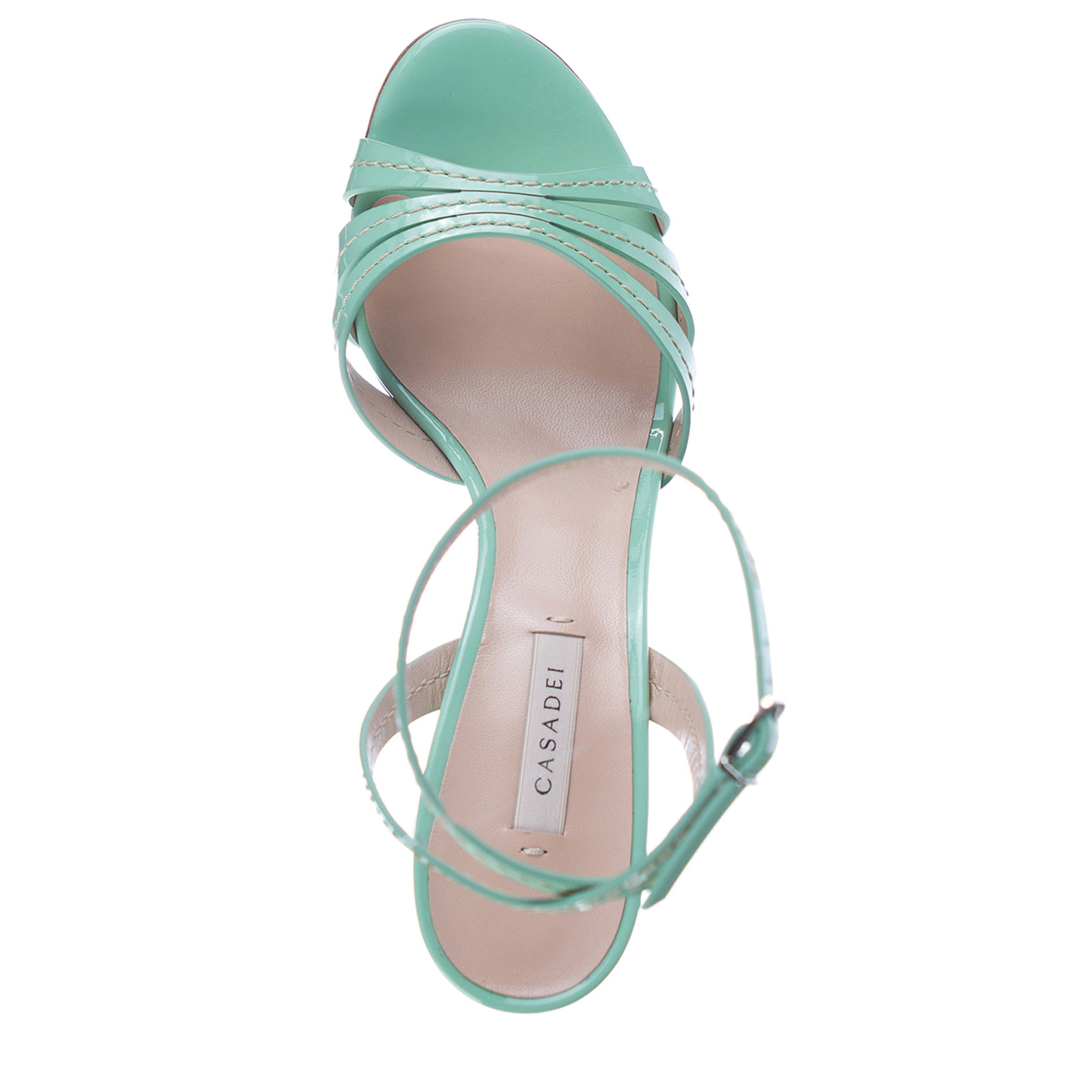 Босоножки Casadei зелёные