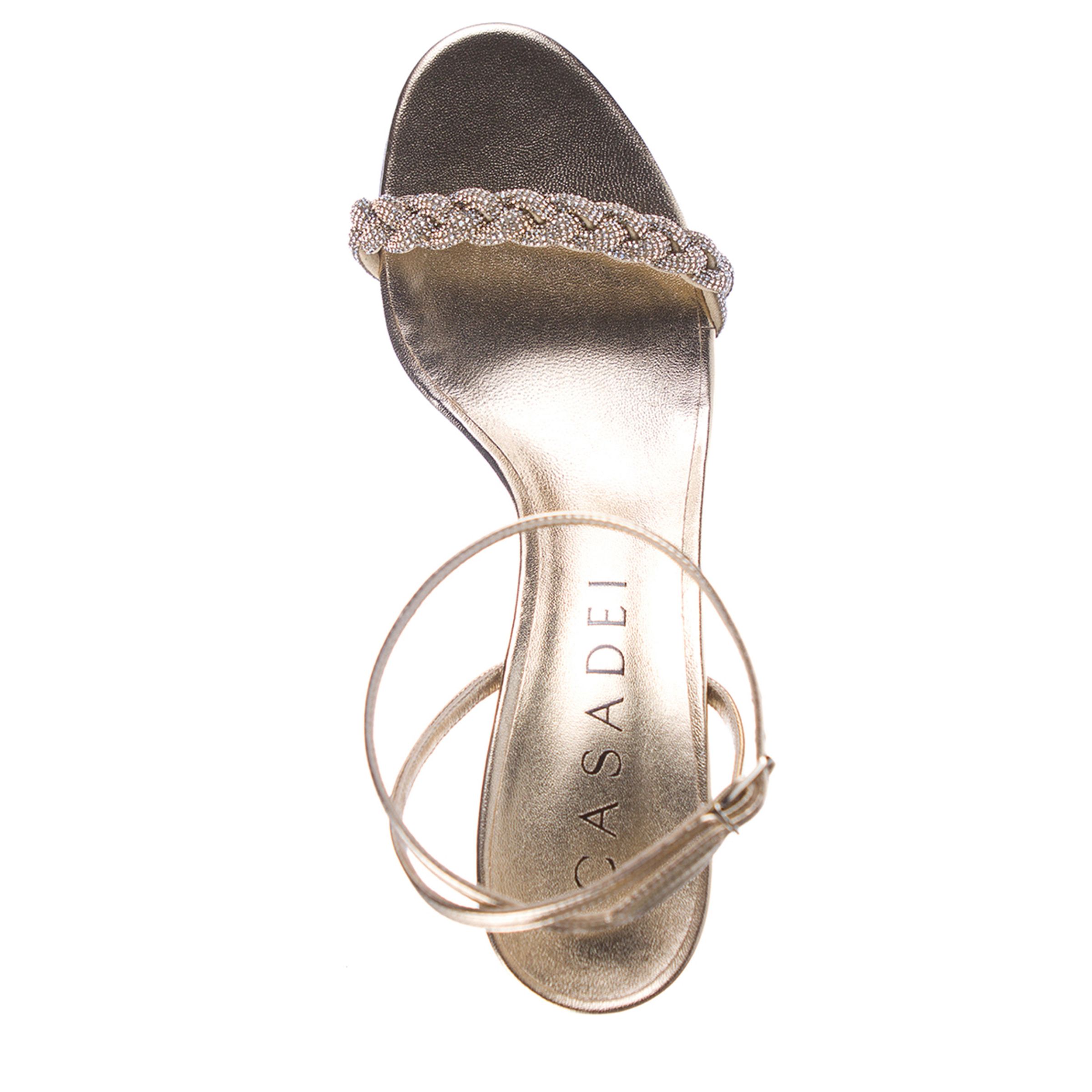 Босоножки Casadei золотистые