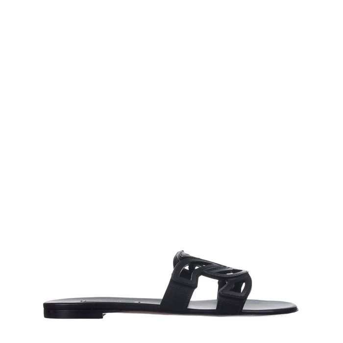 Шлёпанцы Casadei чёрные