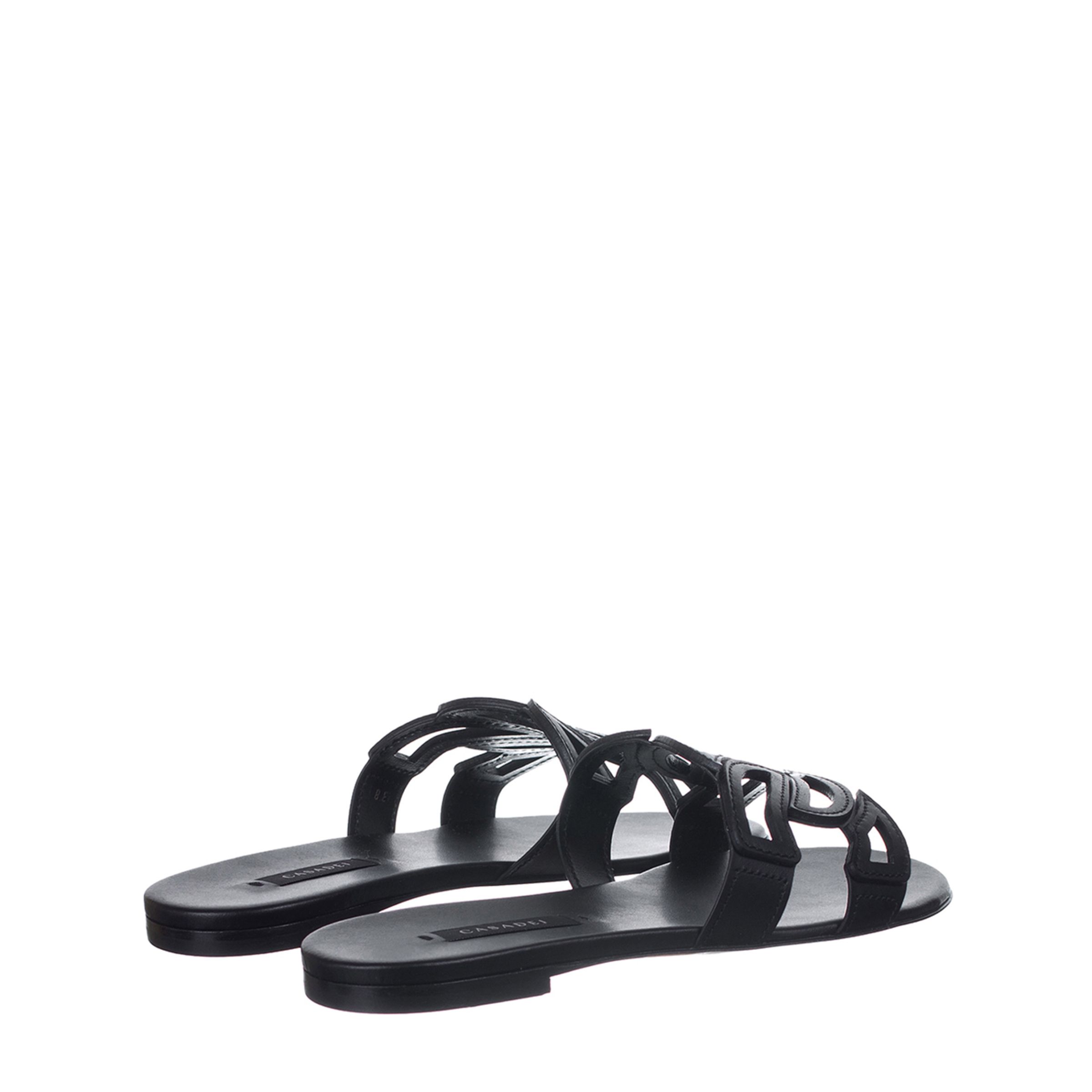 Шлёпанцы Casadei чёрные