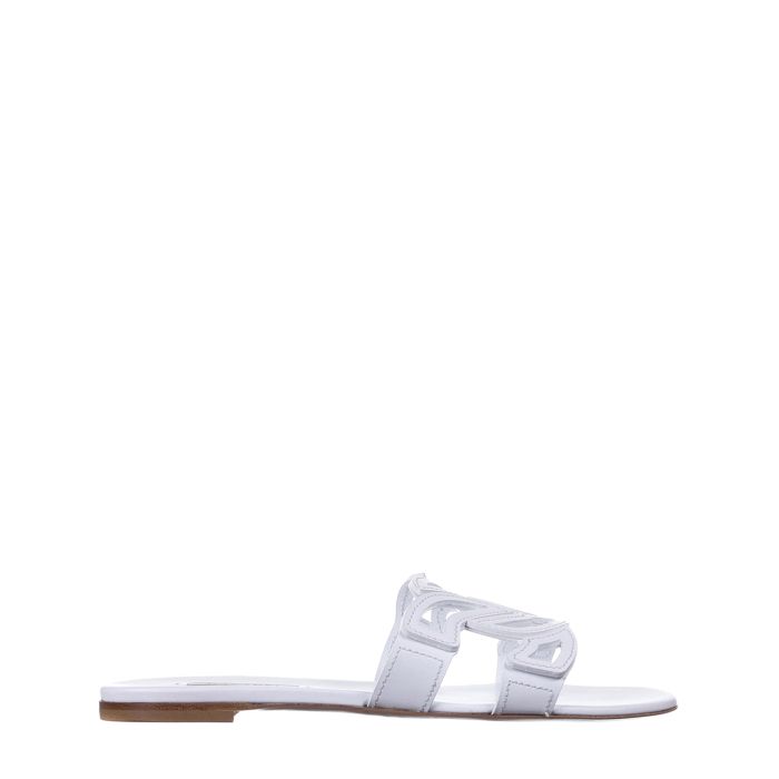 Шлёпанцы Casadei белые