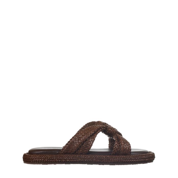 Шлёпанцы Casadei коричневые