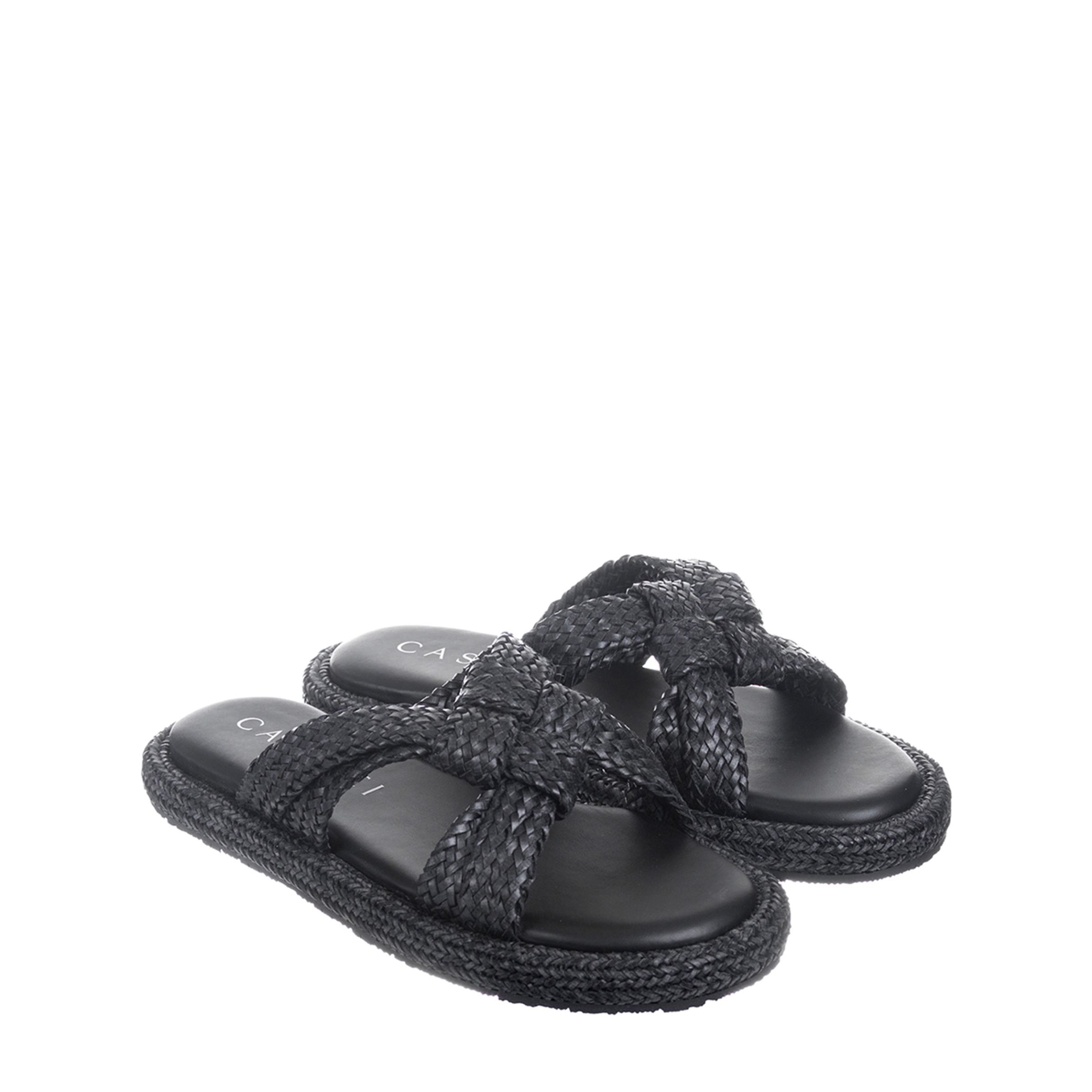 Шлёпанцы Casadei чёрные