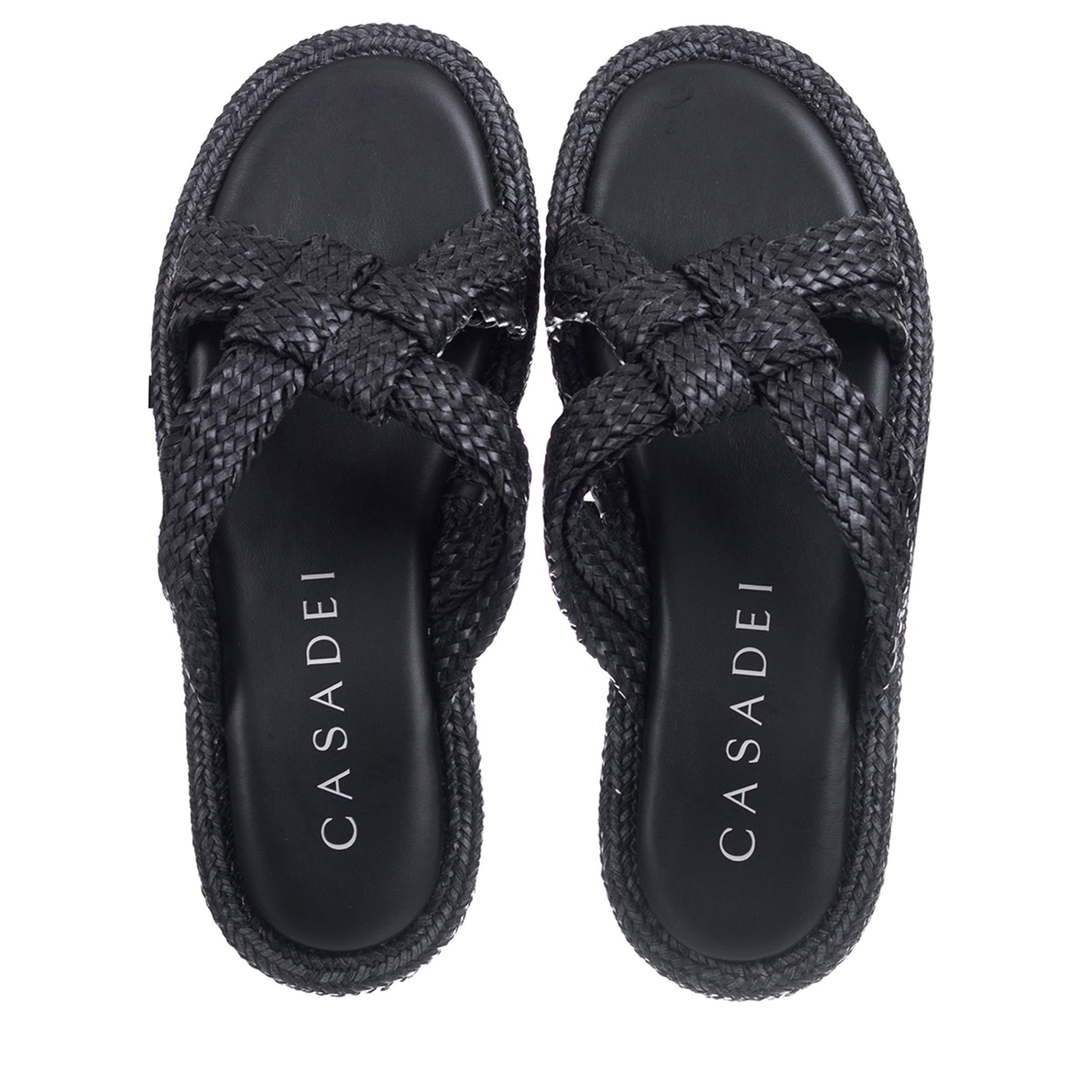 Шлёпанцы Casadei чёрные
