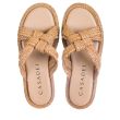 Шлёпанцы Casadei бежевые