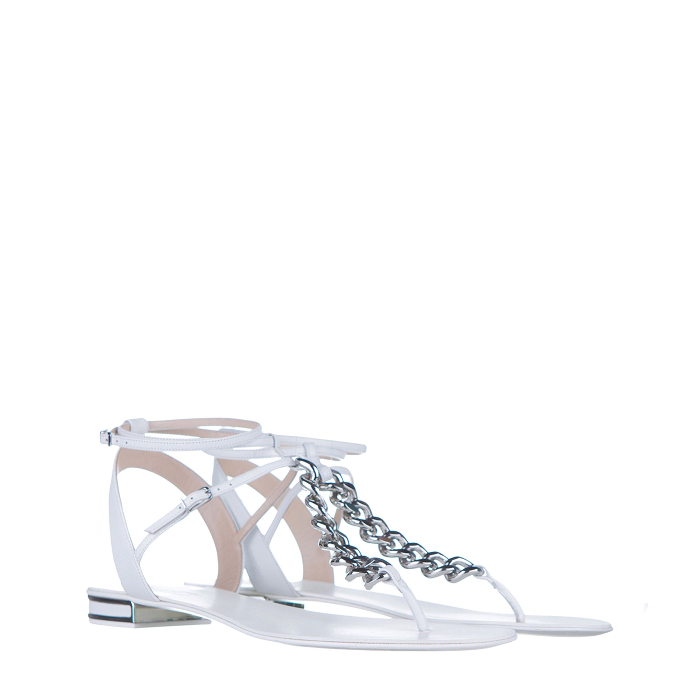 Босоножки Casadei белые