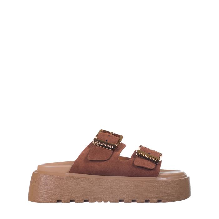 Шлёпанцы Casadei коричневые