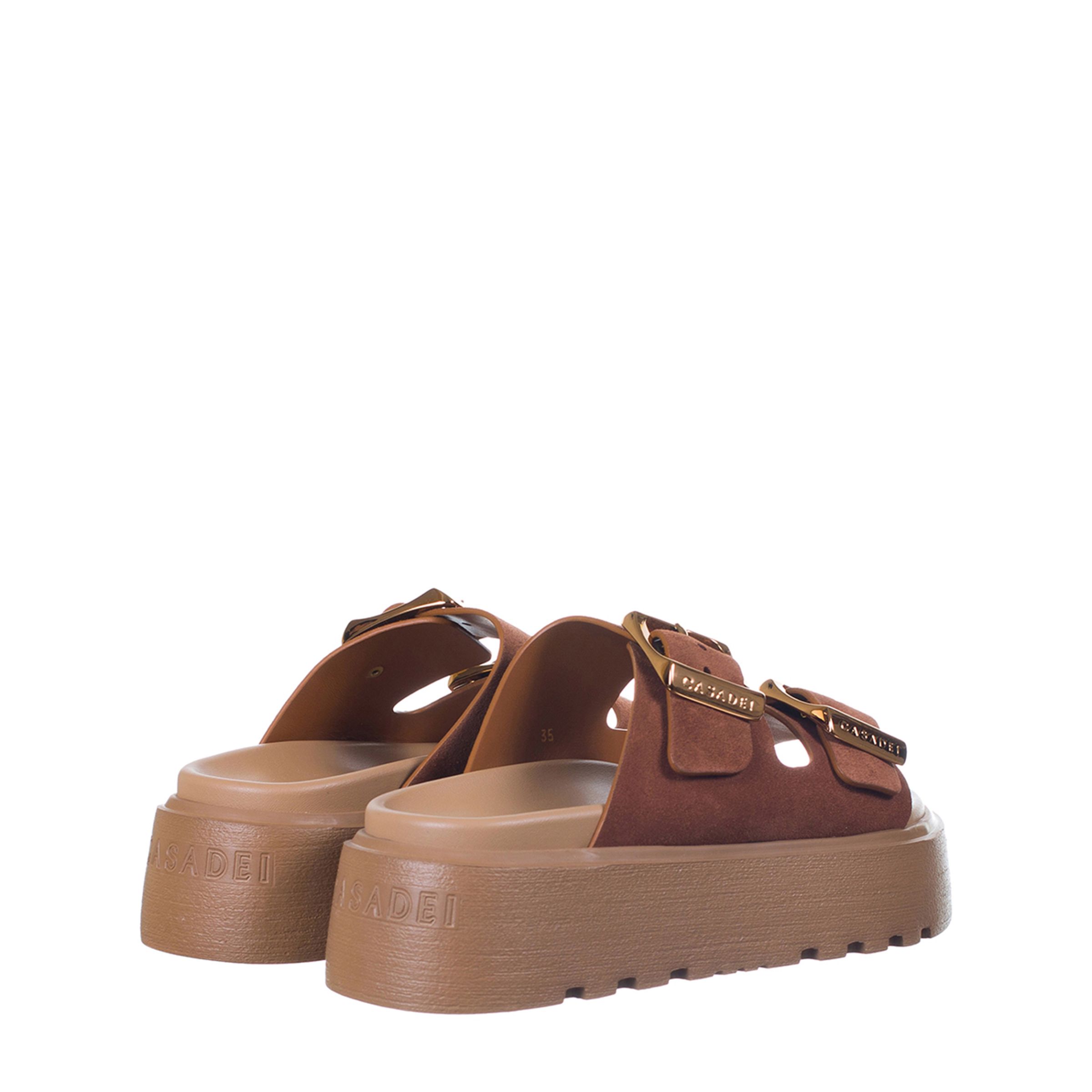 Шлёпанцы Casadei коричневые
