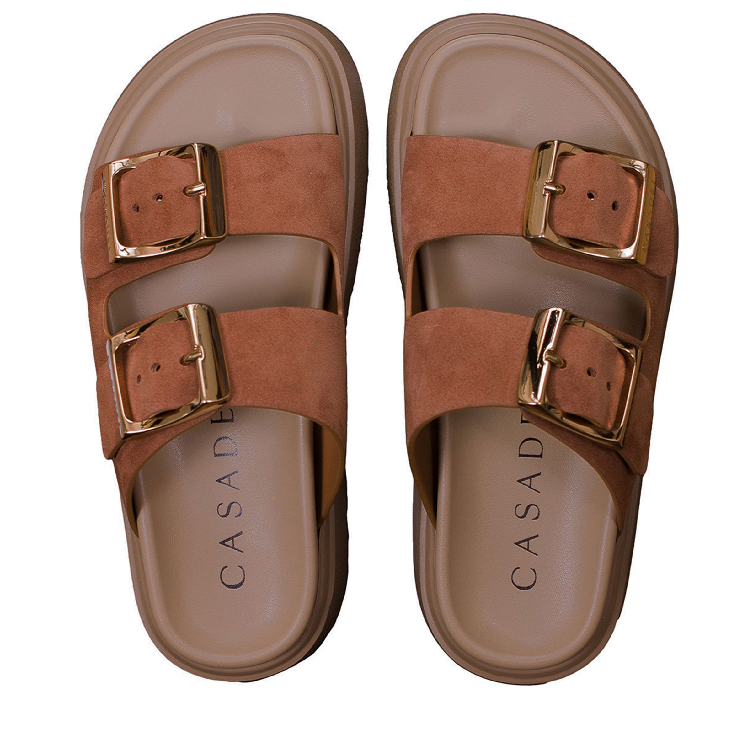 Шлёпанцы Casadei коричневые