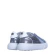 Кеды Casadei серебристые