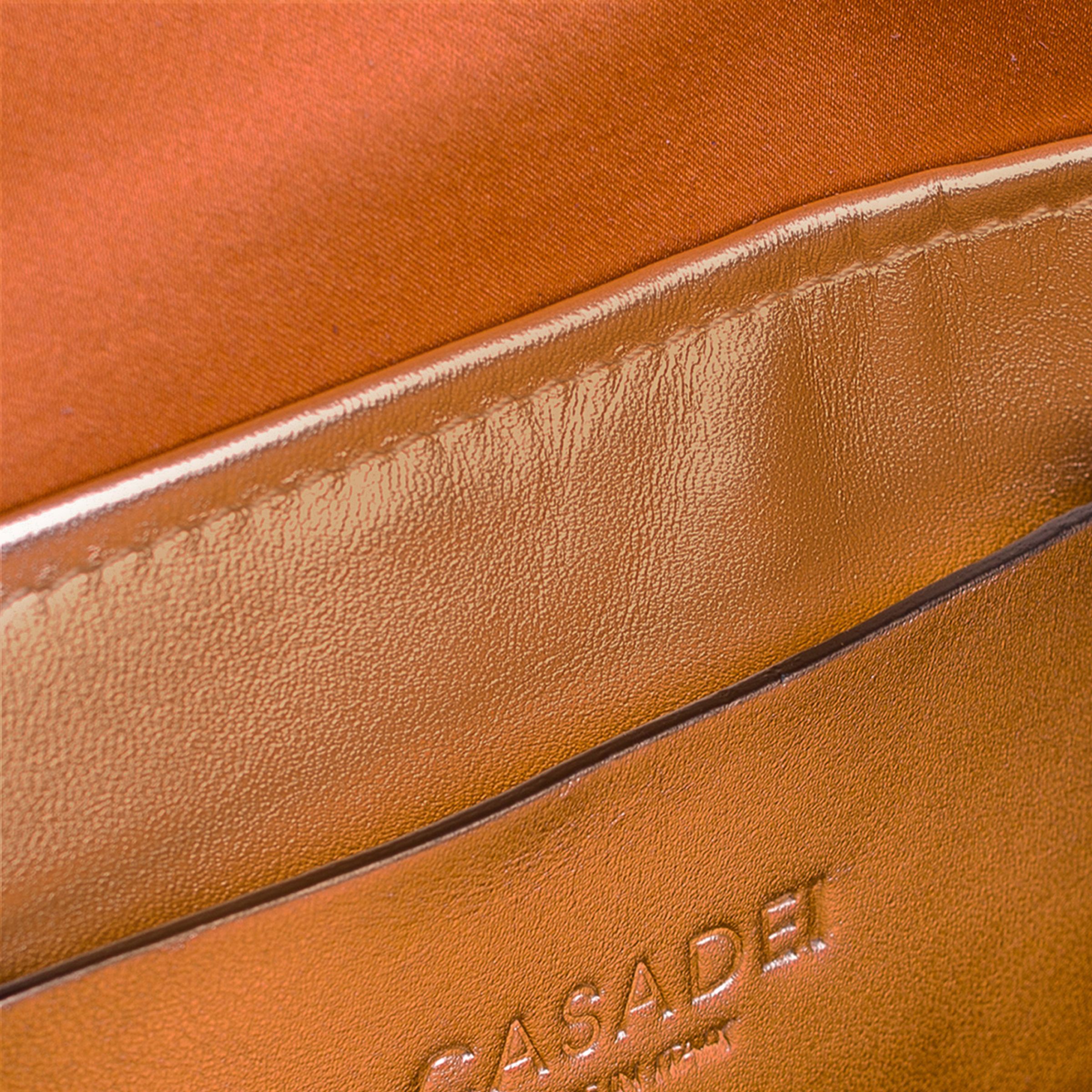 Клатч Casadei оранжевый